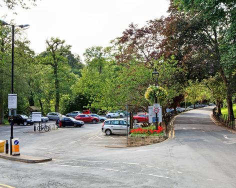 Conyngham Hall Park, picnic area and vehicle charging