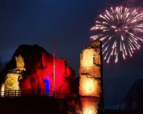 Knaresborough Christmas Market Fireworks Finale