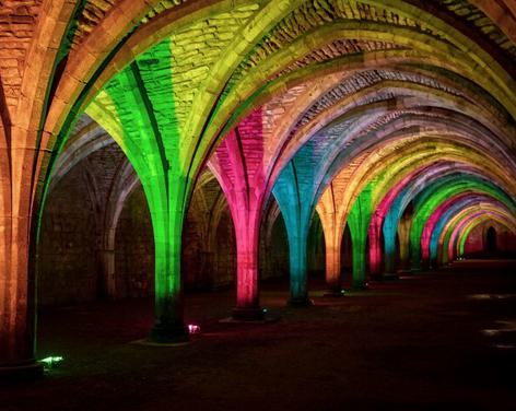 Music and Lights at NT Fountains Abbey