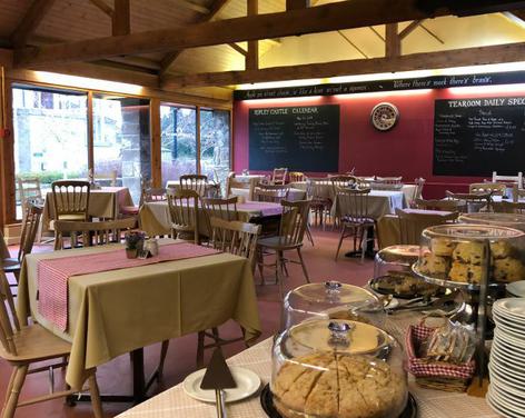 Tea Room at Ripley Castle