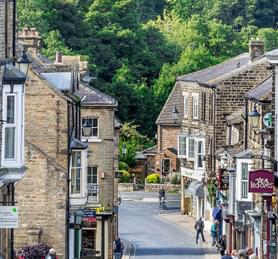 The view from Pateley Bridge High Street