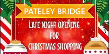 Late Night Christmas Shopping In Pateley Bridge