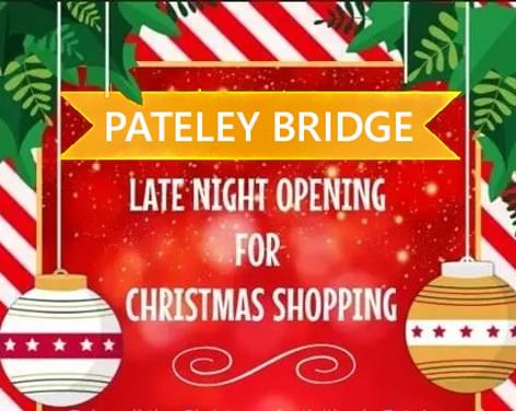 Late Night Christmas Shopping In Pateley Bridge