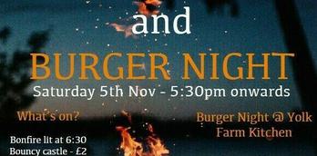 Yolk Farm Bonfire and Burger Night