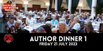 Author Dinner Friday - Theakston Old Peculier Crime Writing Festival