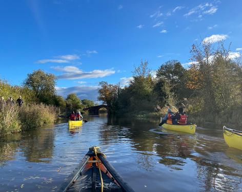 Canoeing Experience along the historic Ripon Canal - Half Day