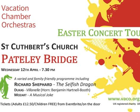 VaCO Easter Concert - Pateley Bridge