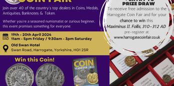 Harrogate Coin Fair - April 2024