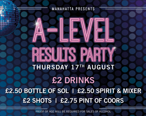A-Level Results Party