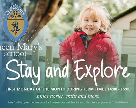 Stay and Explore Sessions at Queen Mary’s