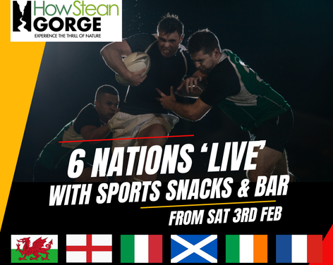 6 Nations Rugby 'Live' at How Stean Gorge