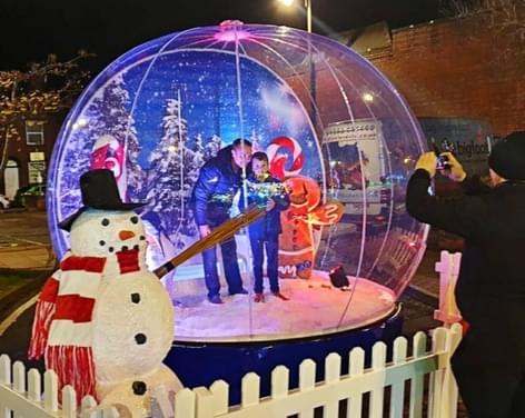 Snow Globe in Ripon City Centre