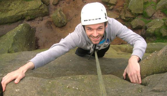 Content outdoor climbing instruction