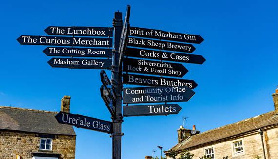 Masham signposts