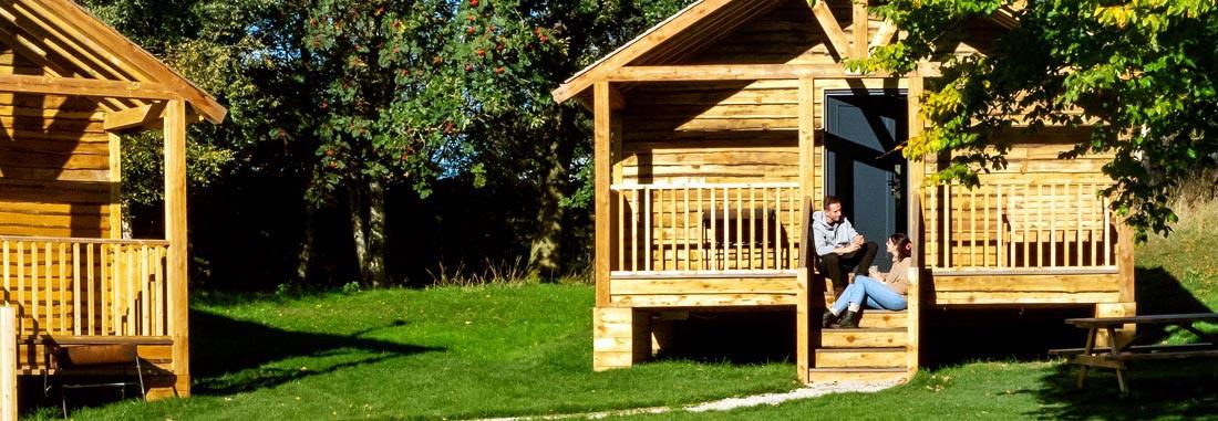 Wooden Cabin Morning Coffee